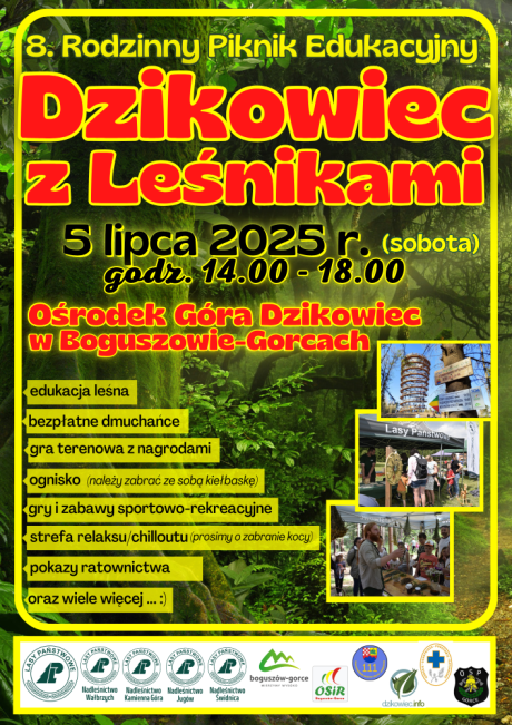 Dzikowiec z leśnikami